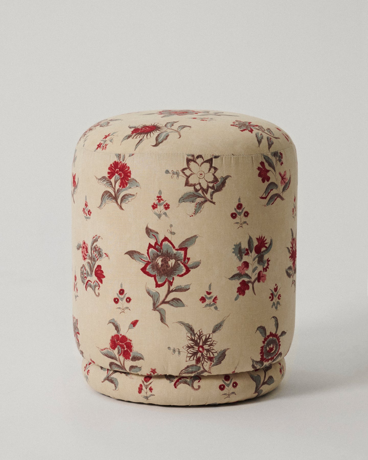 Cream Ottoman