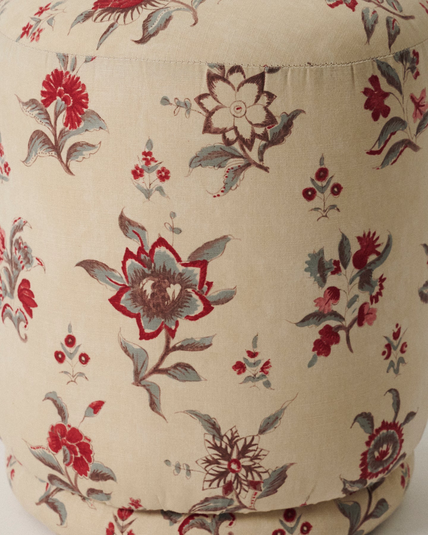 Cream Ottoman