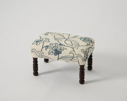 Embroidered Footstool