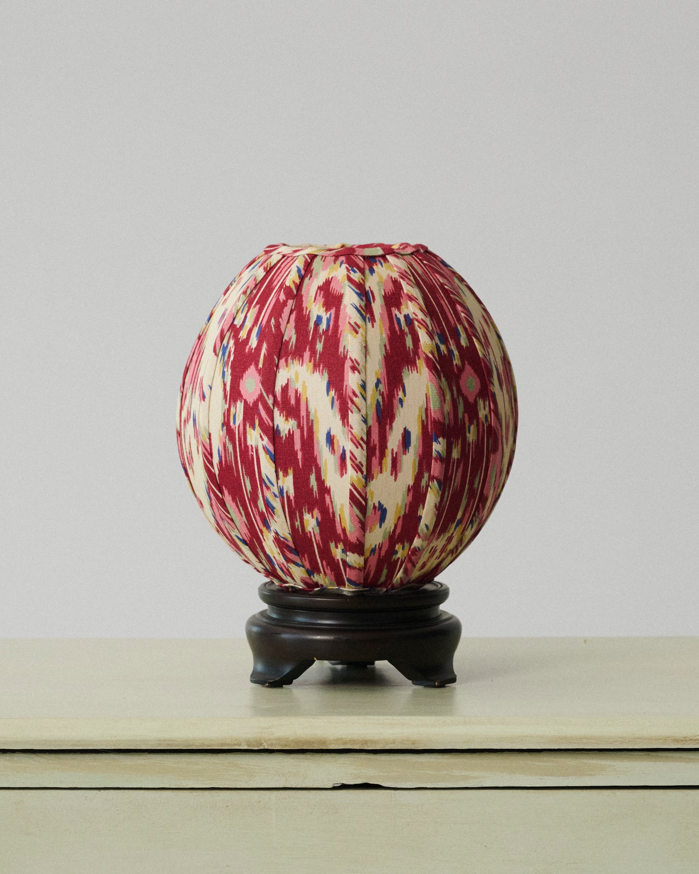 Ikat Globe Lamp