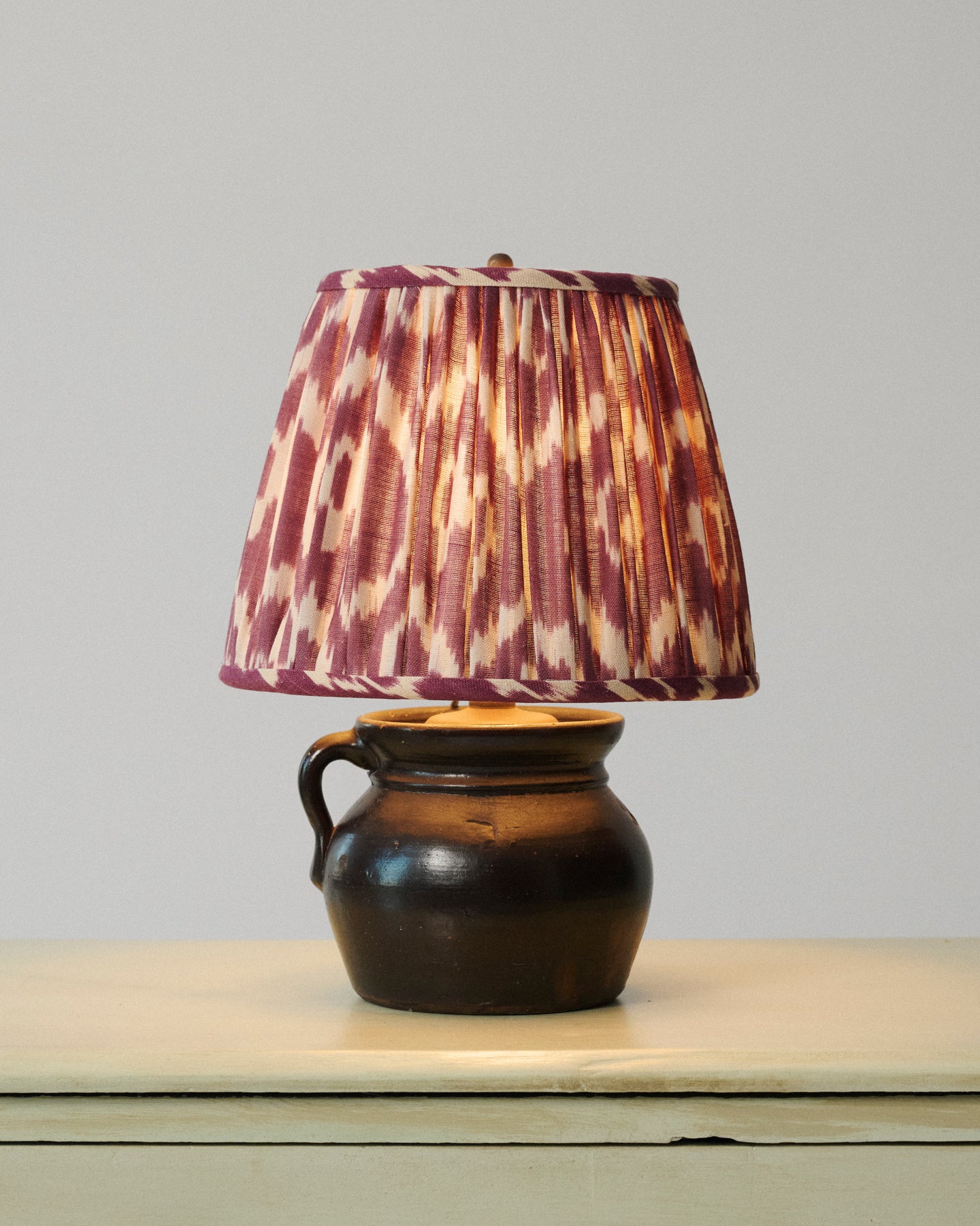 Vintage Croc Lamp with Nicholas Herbert Shade