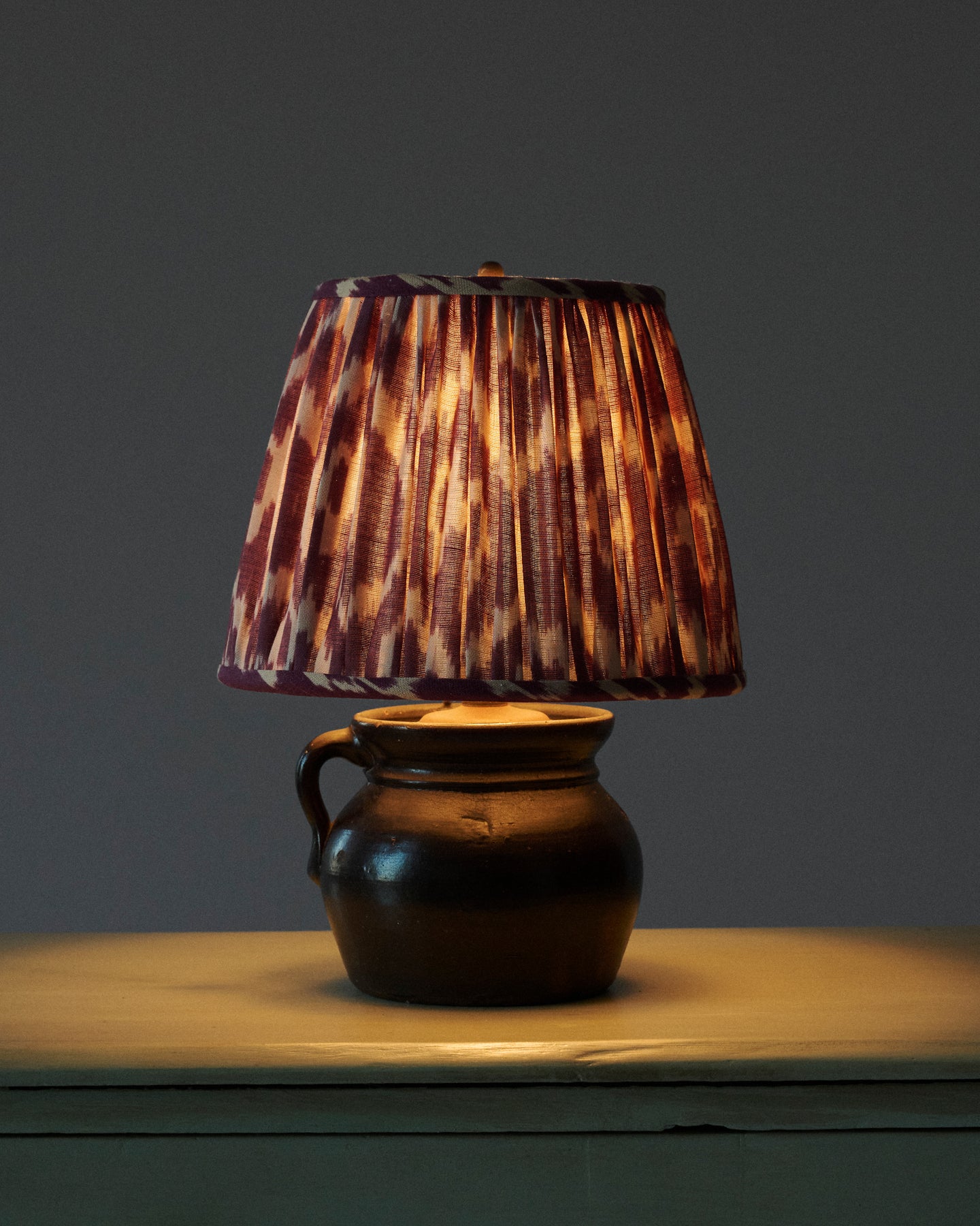 Vintage Croc Lamp with Nicholas Herbert Shade
