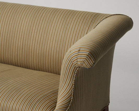 Roll Arm Sofa in Howe London Stripe
